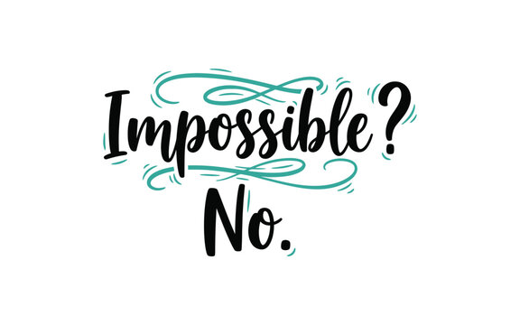 Inspirational quote typography design