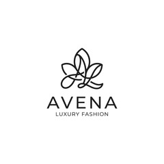 Obraz premium Avena Luxury Fashion Brand Logo.