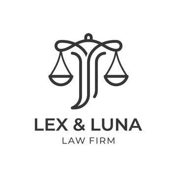 Lex and Luna Law Firm Logo.