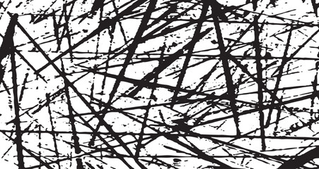 Fototapeta premium Abstract Black and White Ink Splash Art Composition.