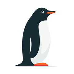 Fototapeta premium A cute penguin illustration isolated on white background