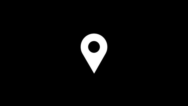 Map pointer icon set with pin symbols for navigation and location markers.