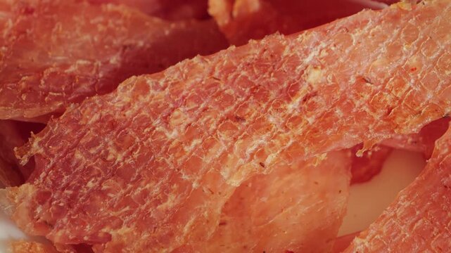 Dried chicken meat is a perfect snack with beer. Crispy and flavorful pieces make an ideal accompaniment for social gatherings, parties, or casual evenings, pairing wonderfully with your favorite