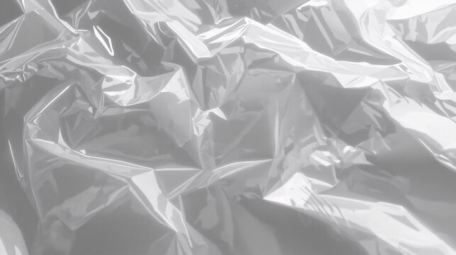 Plastic Wrap Transparent Texture Overlay Effect, Polyethylene Vinyl Wrap and CD Cover Packaging Mockup Illustration