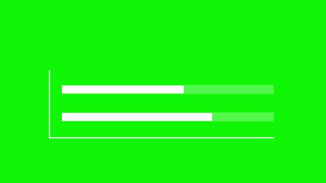 Multiple Parallel Loading Bars Progress Indicator Animation Overlay, Animated Multi-Task Loading Progress Indicators for Tech UI