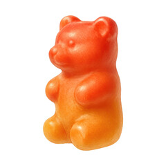 Naklejka premium PNG Vibrant gummy bear illustration.