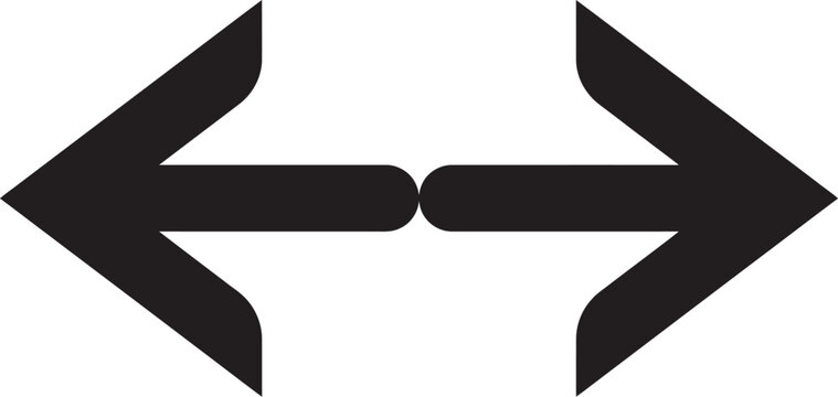 Arrows pointing in opposite directions illustrate the concept of divergent paths and decision making.