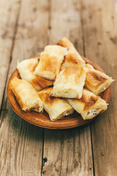 Traditional Bulgarian homemade breakfast Banitsa