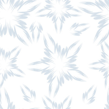 beautiful digital flower allover seamless design vector pattern ethnic