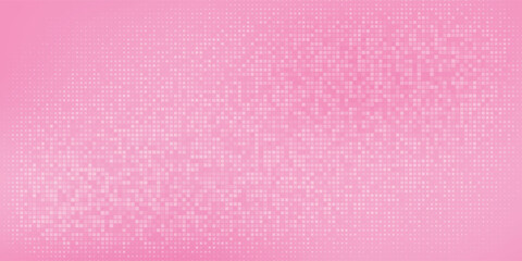 Fototapeta premium Elegant Pink Pastel Gradient Pixel Mosaic Vector Background