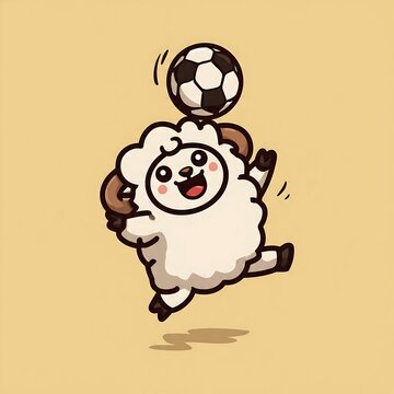 Cute cartoon panda bear character dancing happily.