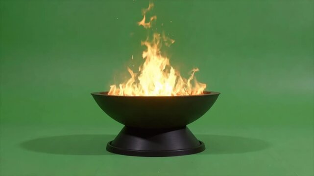 burning gas stove, fireplace video
