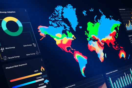 Visualizing Global Temperature Anomalies on a World Map Dashboard