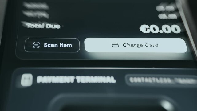 User selects Charge Card button from a payment terminal application