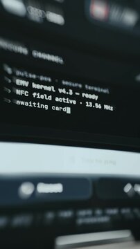Command-line interface for an NFC card reader system