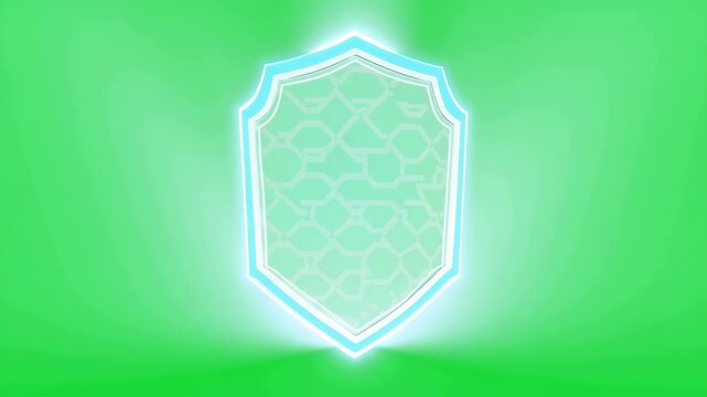 Digital Protection Shield Illustration