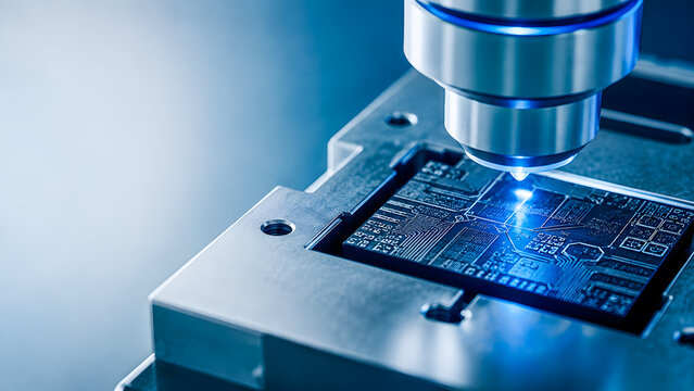 Optical Inspection of Semiconductor Micro Circuit