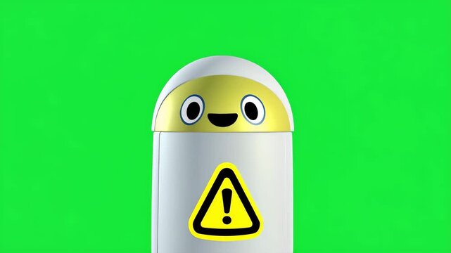Safe Medication Mascot Illustration