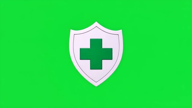 Medical Safety Shield Illustration