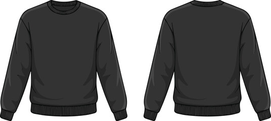 Sweatshirt Template for Print on Demand Merchandise Branding © Icon Stock