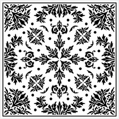 Fototapeta premium bandana floral art vector design