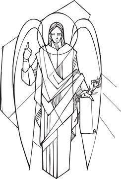 Saint Gabriel the Archangel Messenger of God