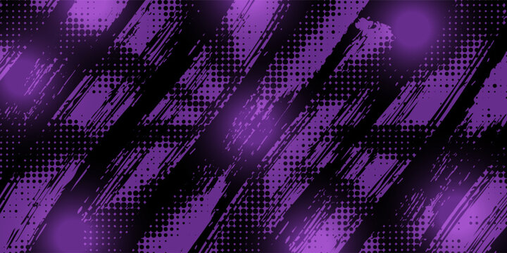 purple black brush wrap car sticker pattern abstract banner sporty lines black purple grunge color combination brush pattern racing motorsport design, modern.