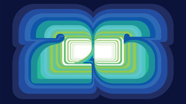 World Football Cup 2026 Inspired Abstract Number 26 Design with Futuristic Blue Gradient Layered Typography Modern Soccer Championship Tournament Identity Sports Celebration Background Artwork