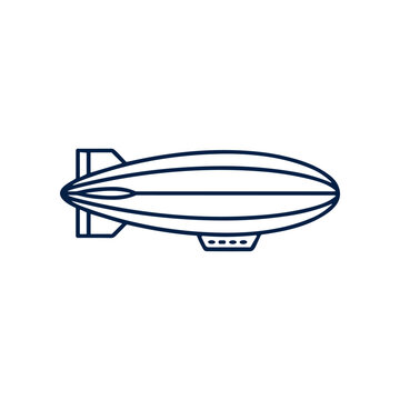 Airship Blimp Dirigible Aircraft Vehicle.