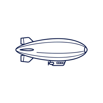 Airship Vehicle Transportation Flying Machine.
