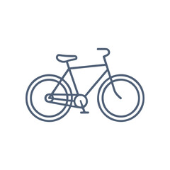 Obraz premium Bicycle Line Drawing Simple Bike.