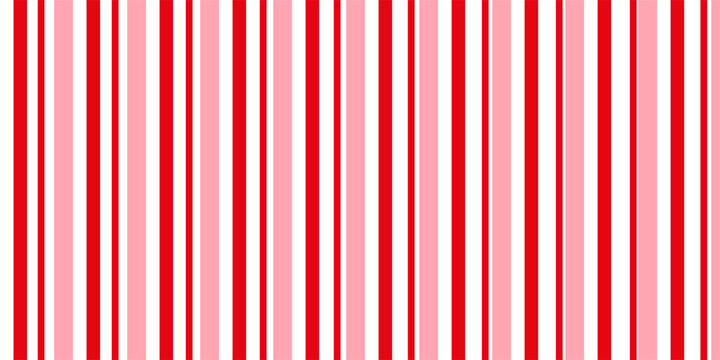 Candy cane Christmas background, peppermint diagonal stripes print seamless pattern