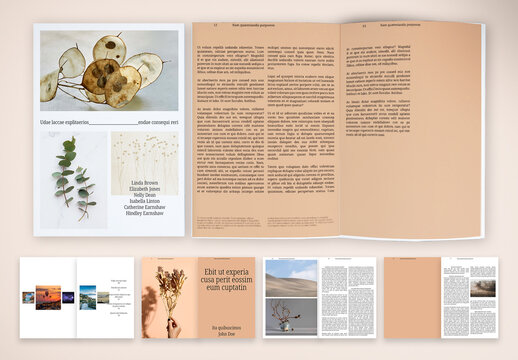 Minimalist Editorial Catalog Publication