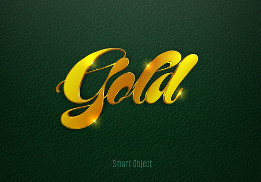 Gold Text Effect