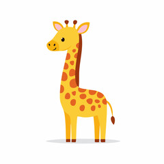 Obraz premium Cute cartoon giraffe illustration