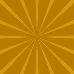 Obraz premium Golden yellow sunburst radial lines emanating from center on a darker gold background abstract graphic