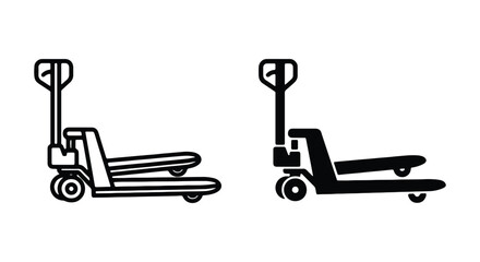 Pallet jack icon © PURE VECTOR WORK