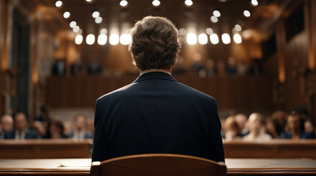 Congressional witness room fills with tension as aide slides written statement to testifying official at microphone, senators consulting staff members on elevated dais above,