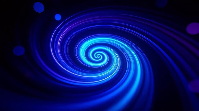 Abstract spiral light pattern