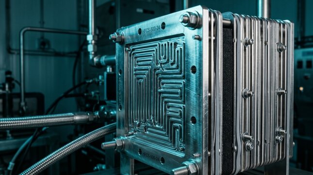 Hydrogen fuel cell stack industrial equipment for clean energy production