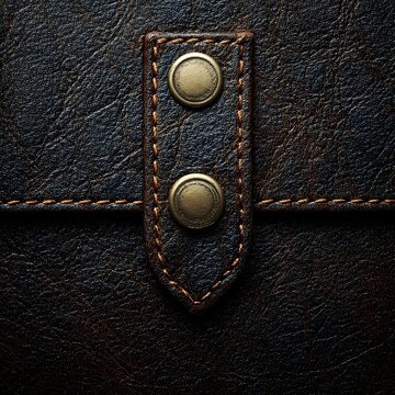 Close-up of vintage metal door handle and lock with brass knobs