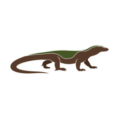 Fototapeta premium Lizard Illustration Design with Simple Graphic Style for Animal Logos and Wildlife Concepts