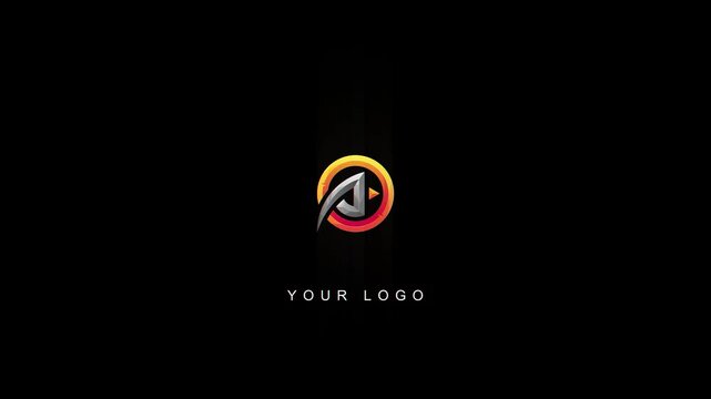 3d energetic electric modern glitch logo animation. a modern presentation to your brand. 4k high fps, 3d render, 3d render of a logo stings