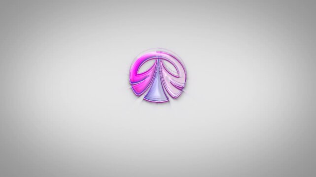 4k cinematic 3d clean modern logo animation. a modern presentation to your brand. 3d render, 3d render of a logo stings