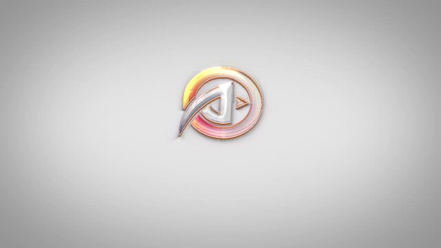 4k cinematic 3d clean modern logo animation. a modern presentation to your brand. 3d render, 3d render of a logo stings