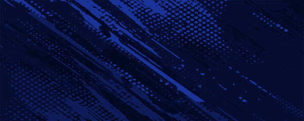 blue color pattern gradient grunge texture background. Dots pop art comics sport style vector illustration © Alya