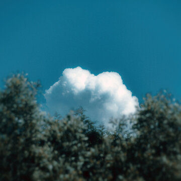 blue sky with clouds