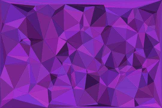 Deep purple geometric triangular pattern featuring an abstract modern mosaic backdrop.