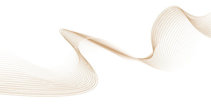 Elegant Brown Curve Waves with Futuristic Digital Flow, Abstract Background With Flowing color Lines, science, business, templates and wallpapers. vector, clean, design,