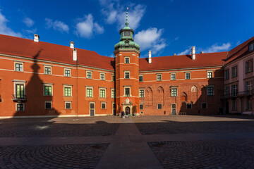 Obraz premium View of the Royal Castle in Warsaw, Poland.